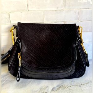 Tom Ford Suede Jennifer Shoulder Bag